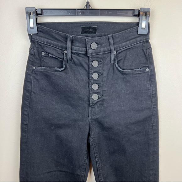 New MOTHER The Pixie Dazler Ankle Fray in Not Guilty, Size 24 - Picture 3 of 12